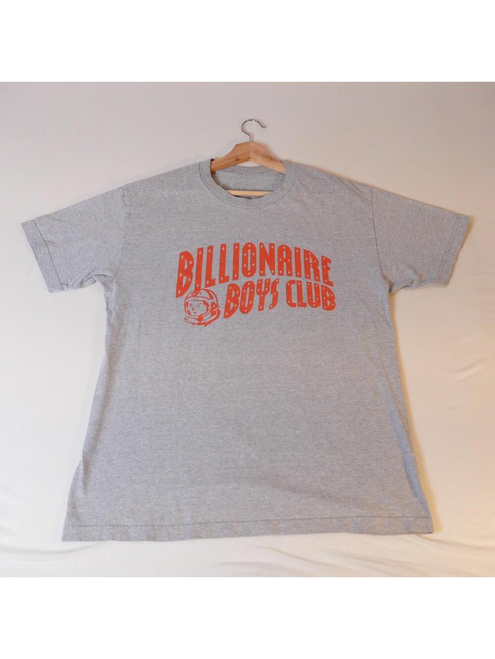 Billionaire Boys Club Gray Graphic T-Shirt Mens L Astronaut Logo Streetwear Y2K - Picture 2 of 5